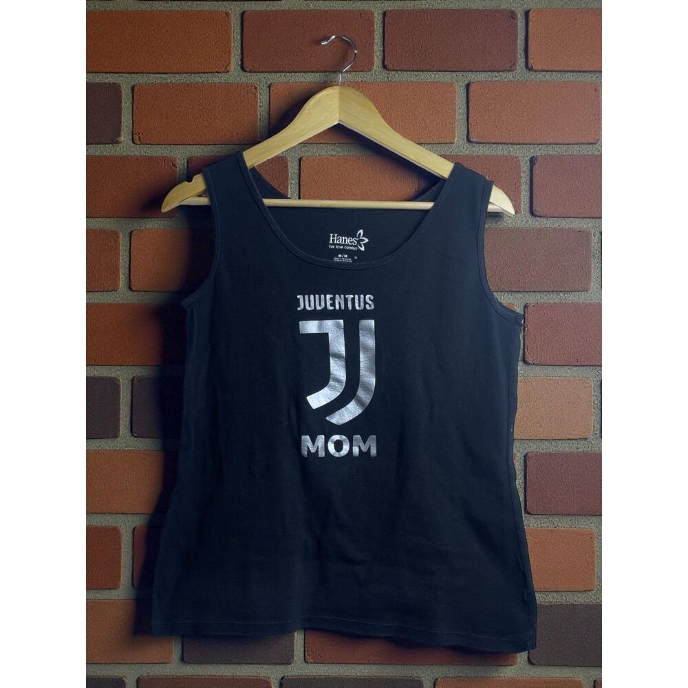 Juventus Mom Tank Top – Black – Women’s Size M (Hanes)